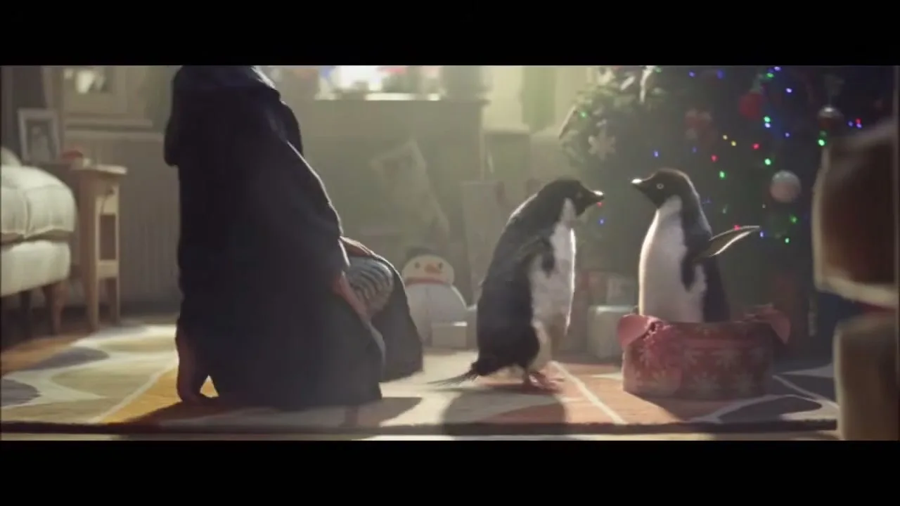 John Lewis "Monty the Penguin" (2014) commercial still