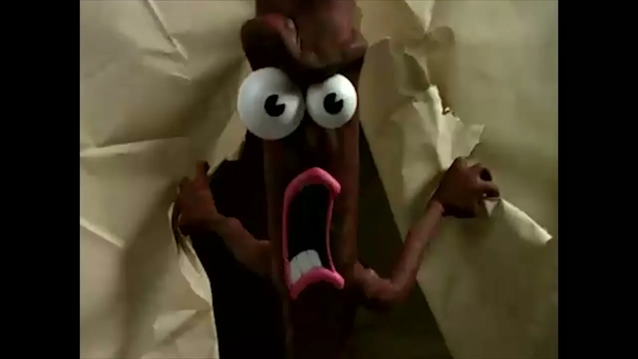 Van Den Berghs & Jurgens Limited "Peperami 'Shopping" (1994) commercial still