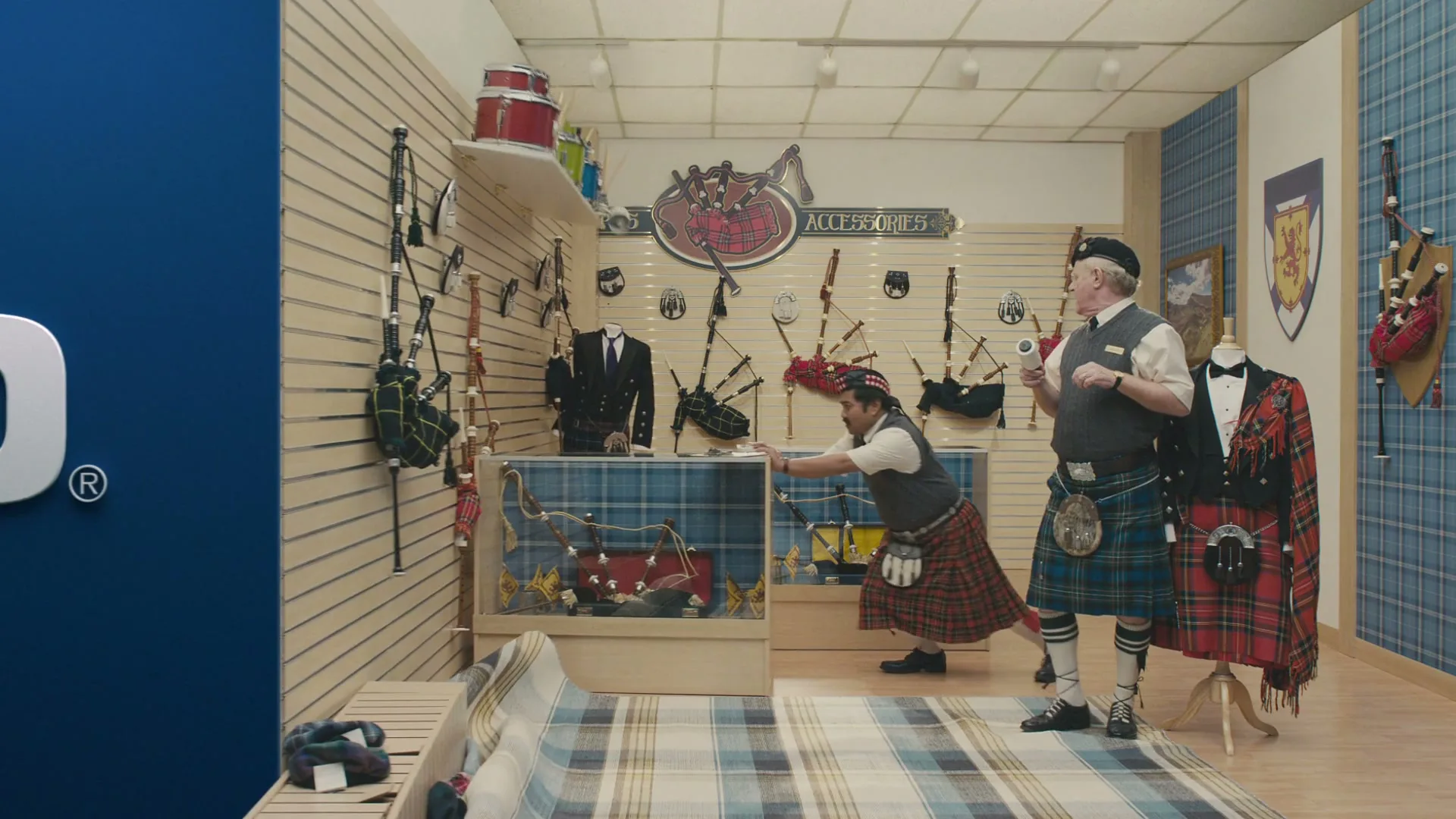 Geico "Bagpipes" (2017) commercial still