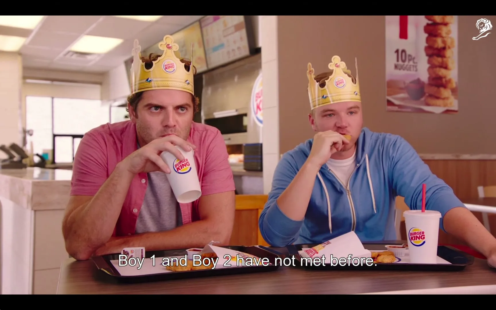 Burger King “BK Bot Crown Boy 1 Boy 2” (2019), frame 6