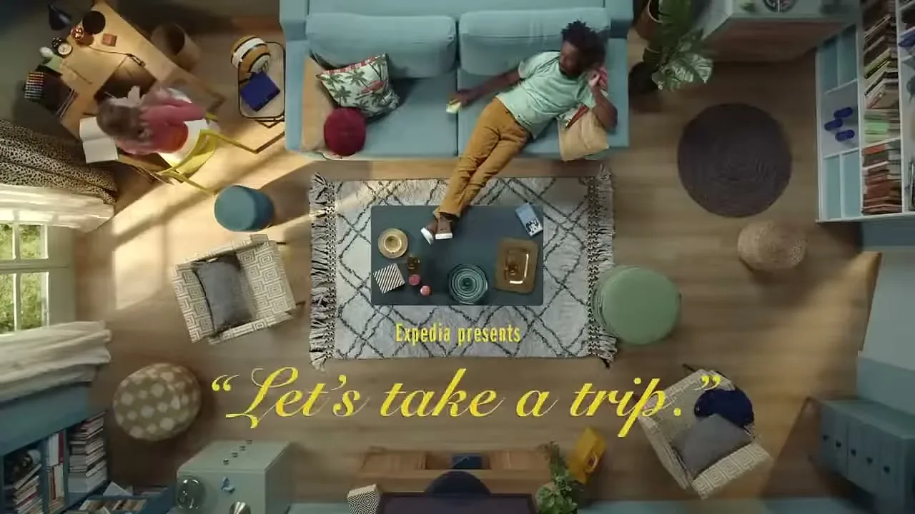 Expedia “Let's take a trip” (2021), frame 2