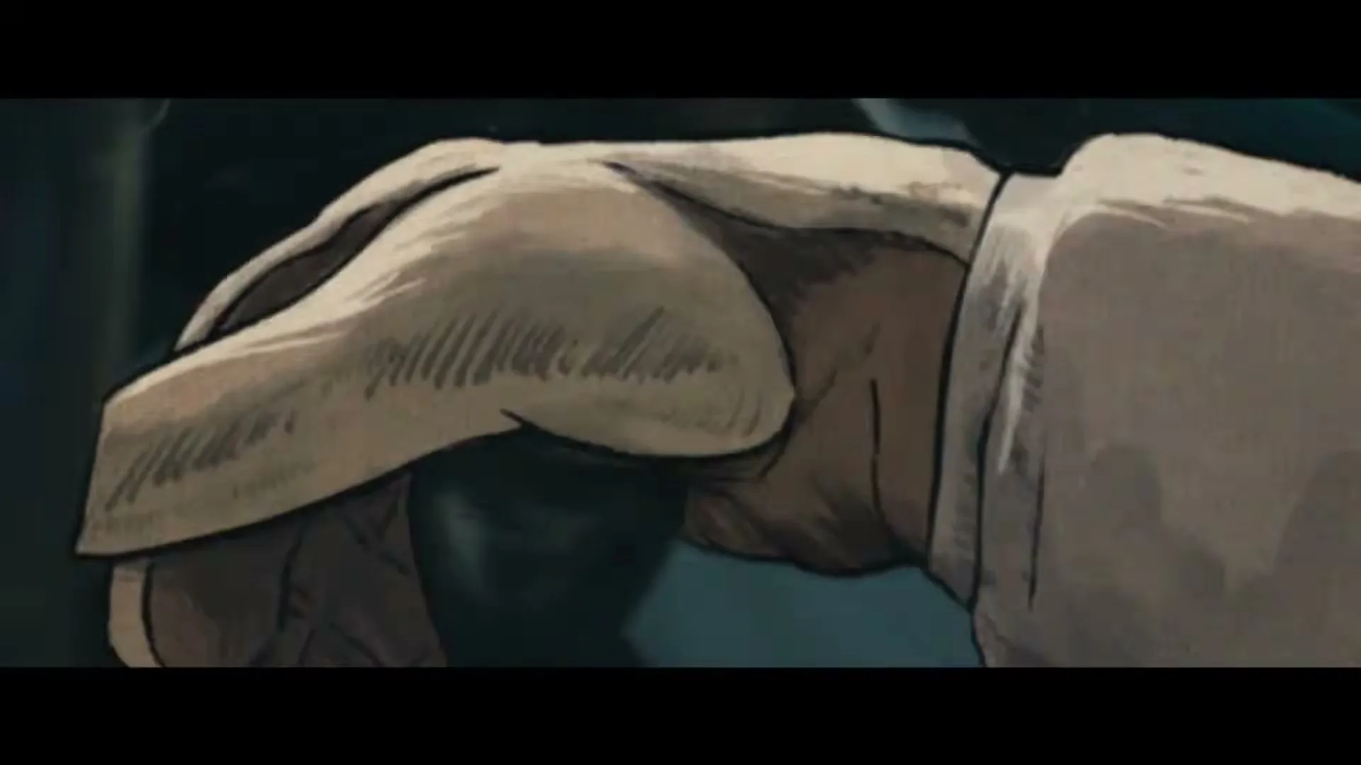 A stylized animated hand shifts gears in a car, with a focus on the movement and the gear stick.