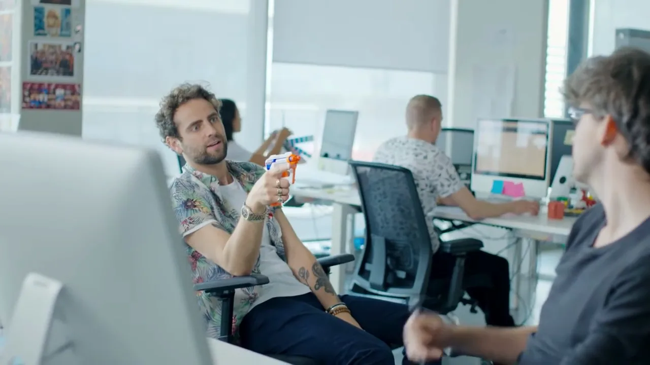 Adobe “The Hovering Art Director”, shot 1