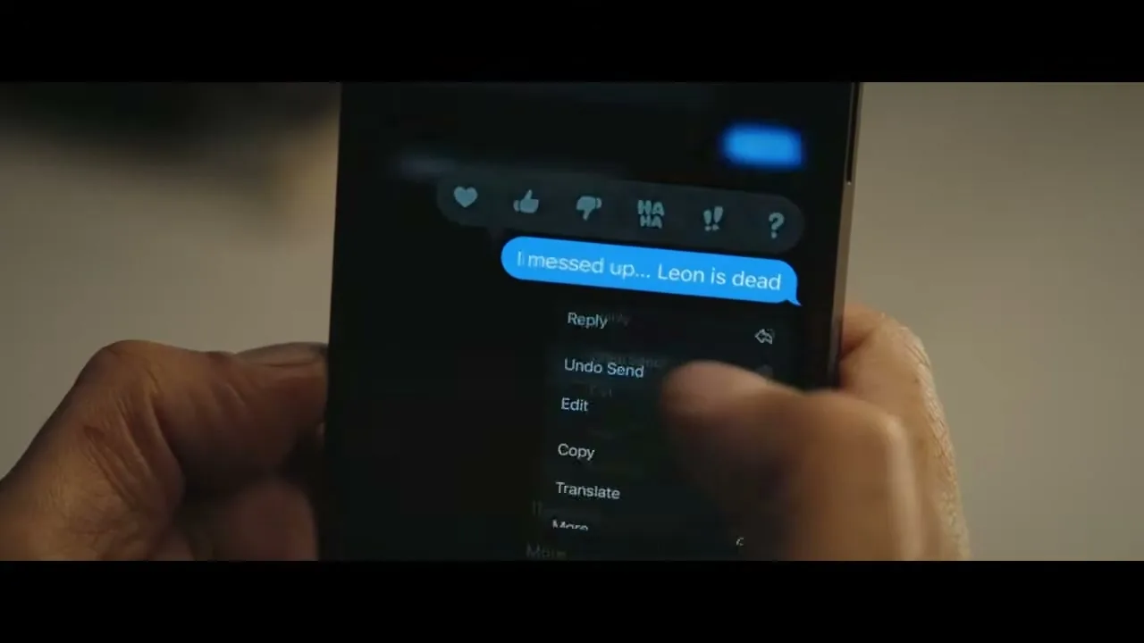 Apple "R.I.P. Leon" (2022) commercial still