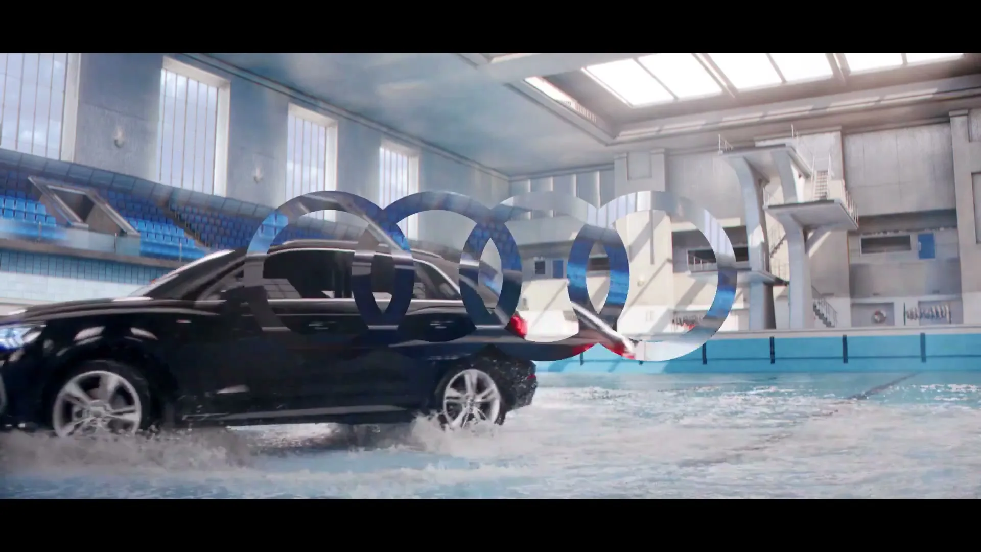 Audi "Synchronised swim" (2020) commercial still
