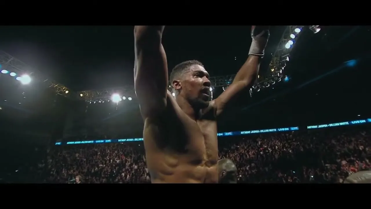 Lucozade Sport "Made to Move – Anthony Joshua" (2018) commercial still