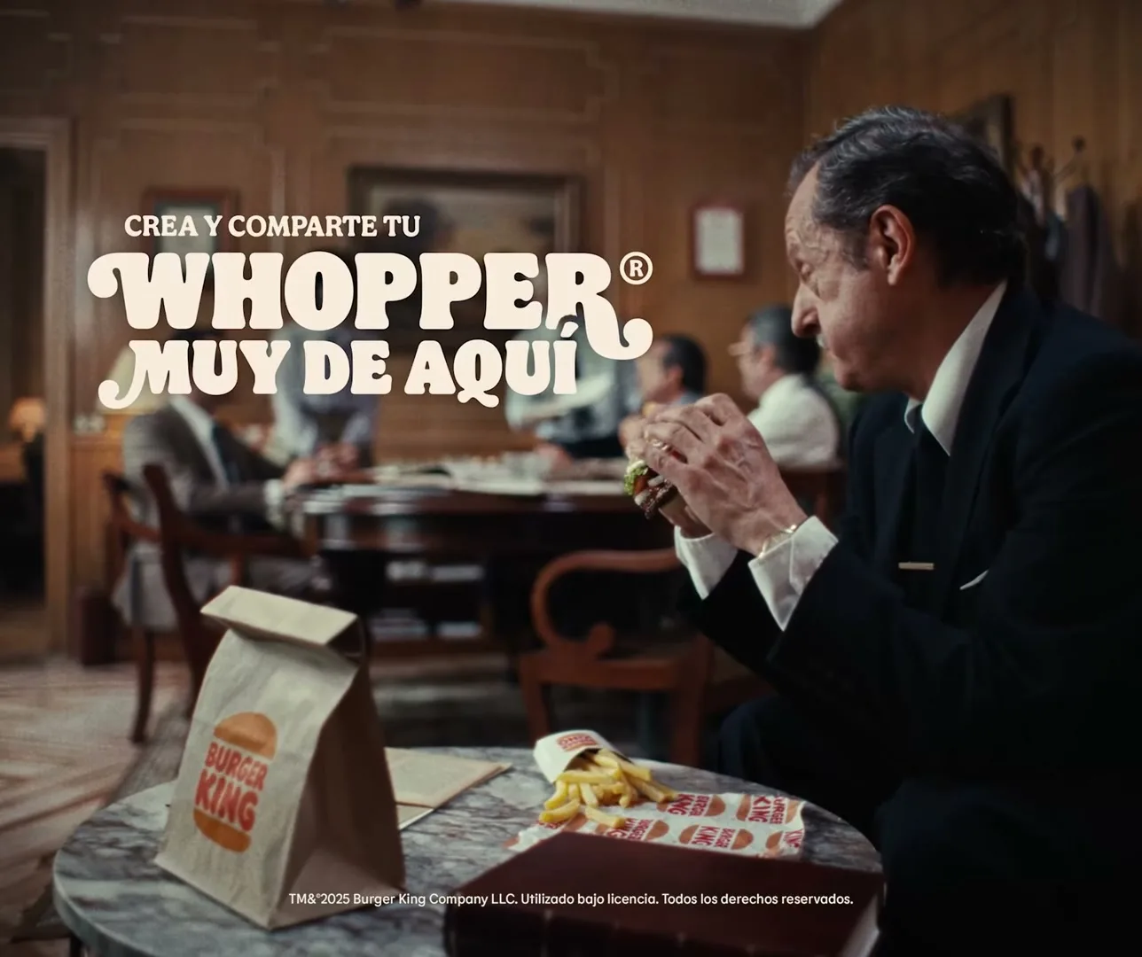 Burger King “Llevamos más tiempo aquí que lo muy de aquí” (2025), frame 2