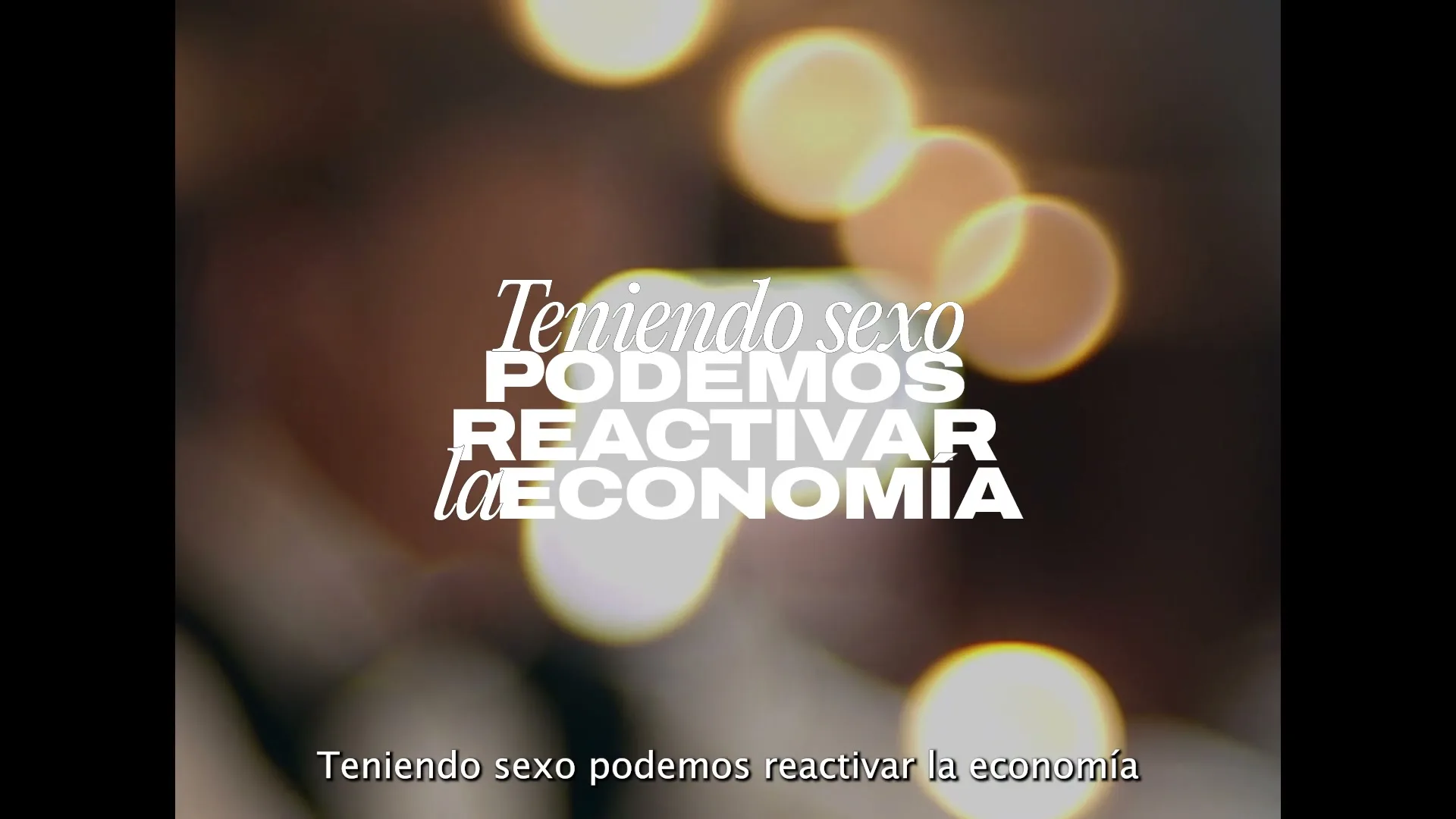 Tulipán “Tulipán – Teniendo sexo podemos reactivar la economía” (2024), frame 2
