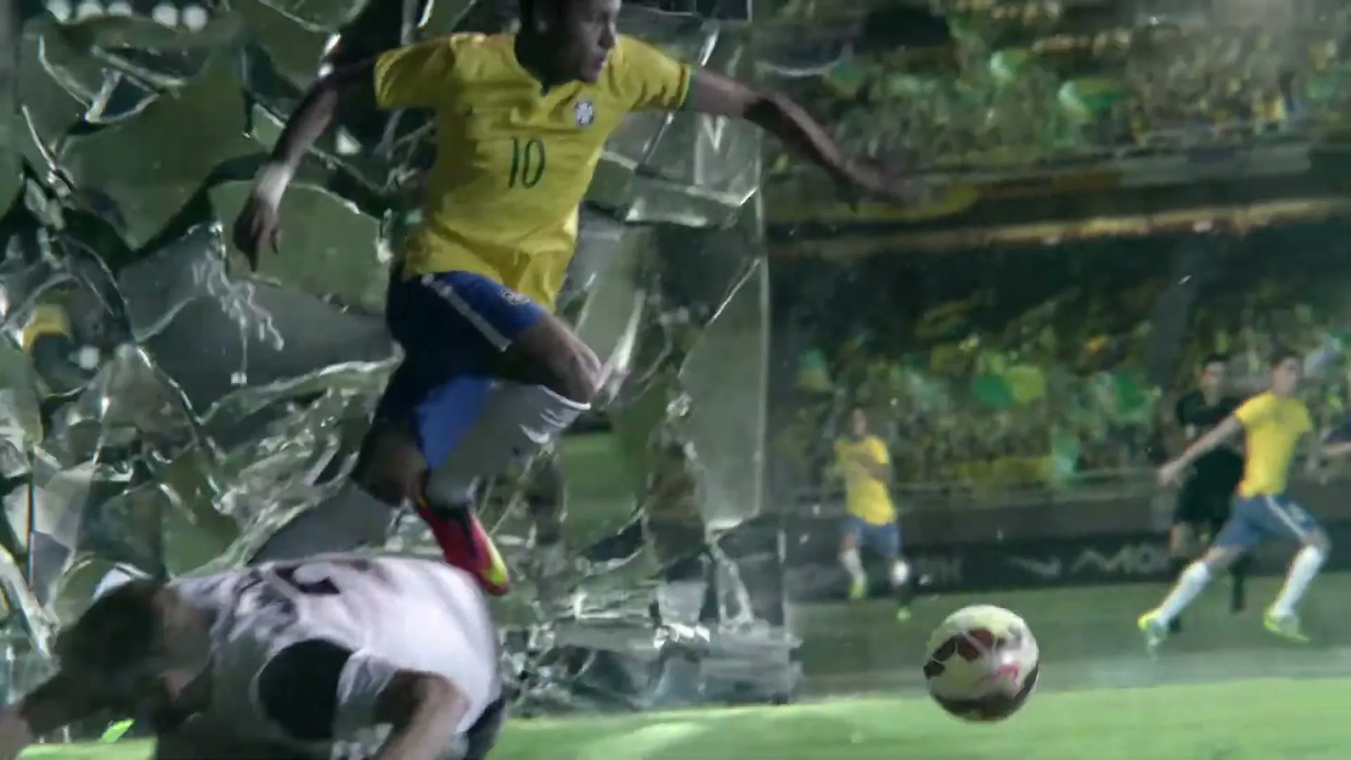 Nike "Mirrors ft. Neymar Jr" (2014) commercial still