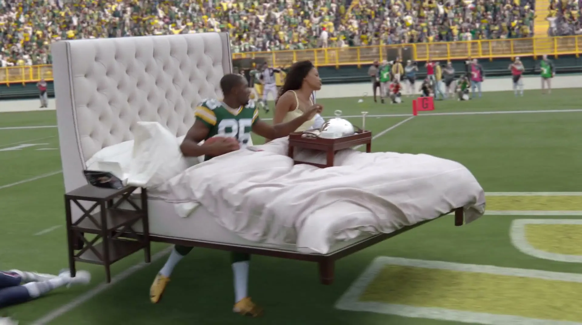 Old Spice "Bed" (2012) commercial still
