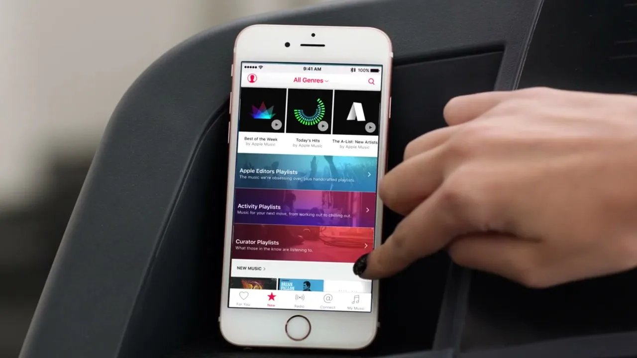 Apple Music “Taylor vs. Treadmill” (2016), frame 3