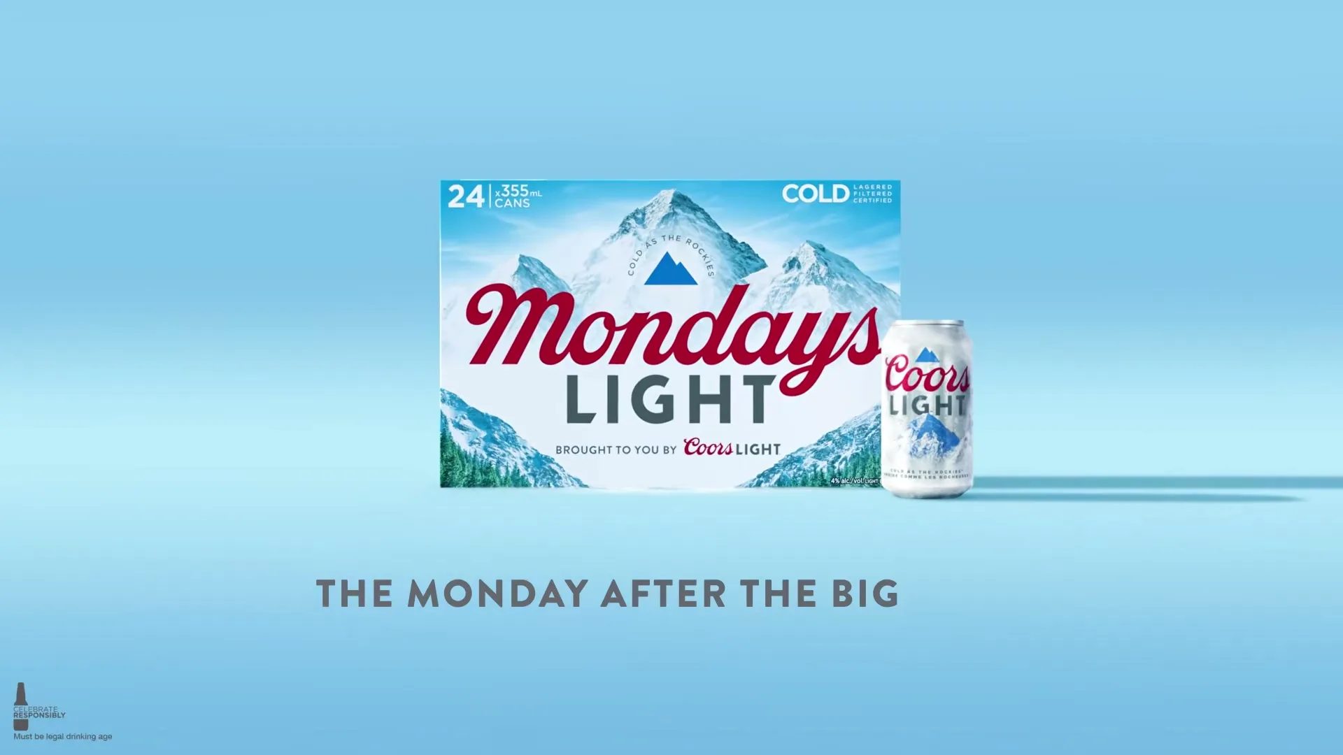 Coors Light "Case of the Mondays" (2025) commercial still