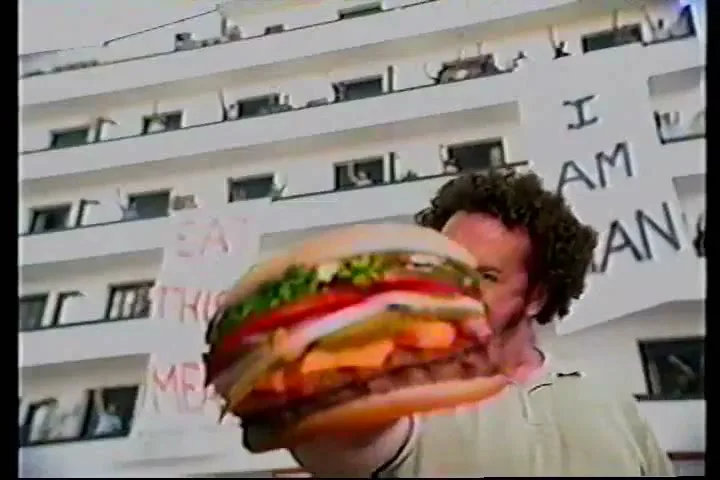 Burger King "Manthem" (2006) commercial still