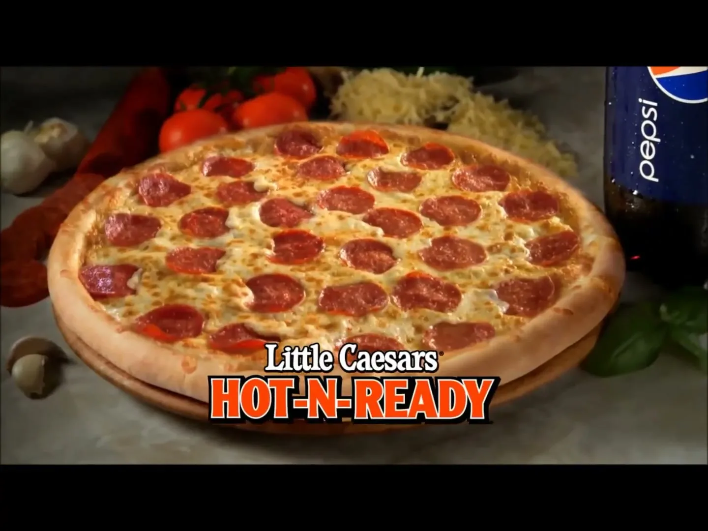 Little Caesars "Ohhh" (2013) commercial still