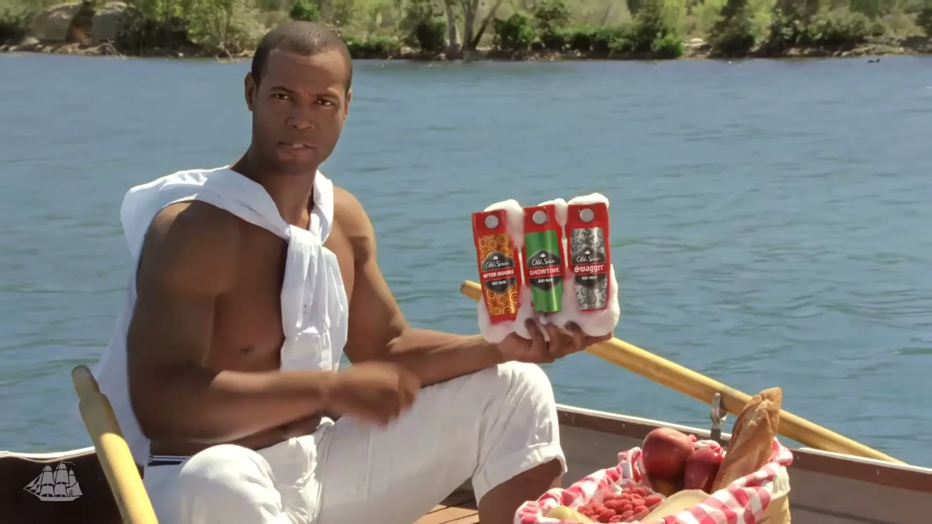 Old Spice "Boat" (2010) commercial still