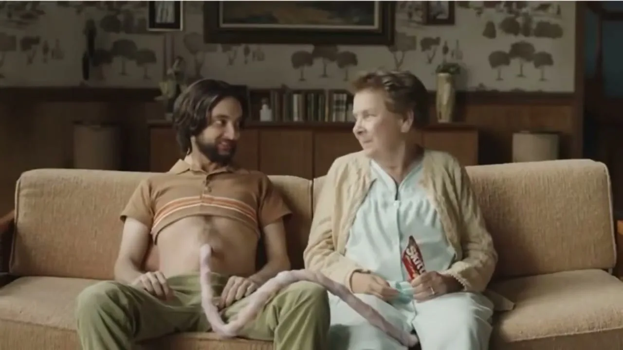Skittles "Umbilical Cord" (2017) commercial still