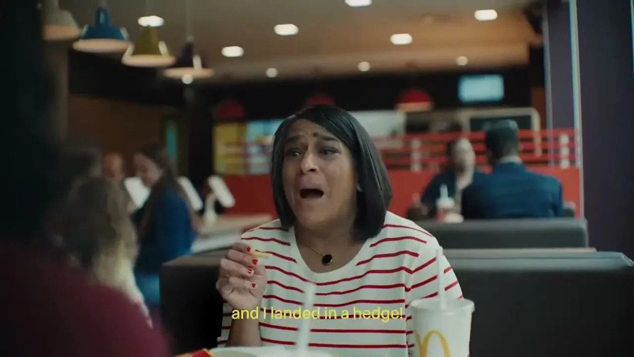 McDonald's "Laughter" (2021) commercial still