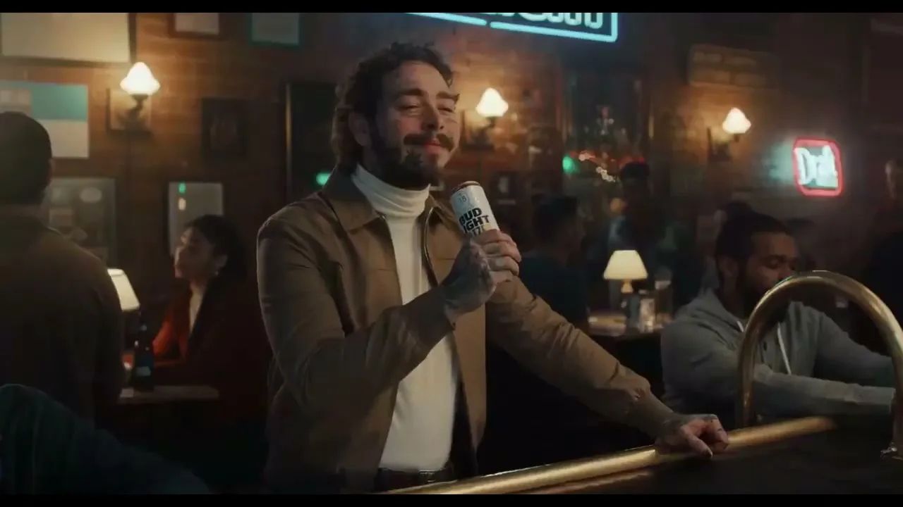 Bud Light Seltzer "Inside Post's Brain" (2020) commercial still