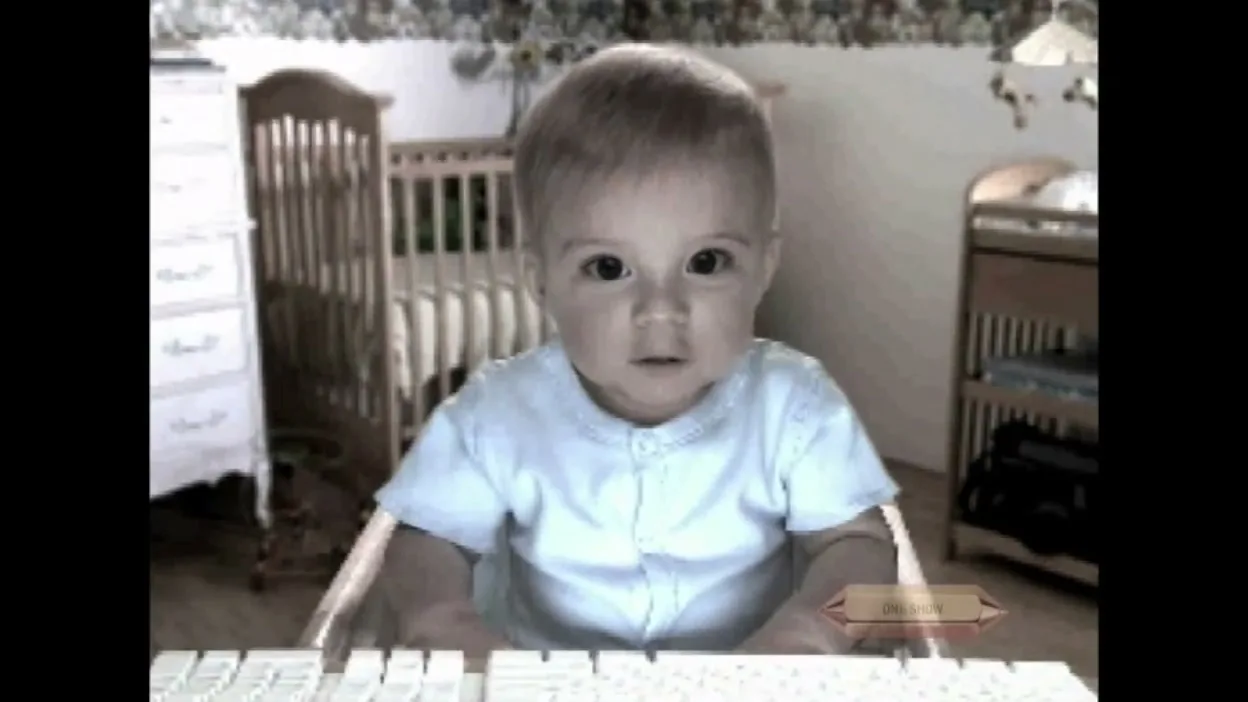 E*Trade "Baby Trading" (2008) commercial still