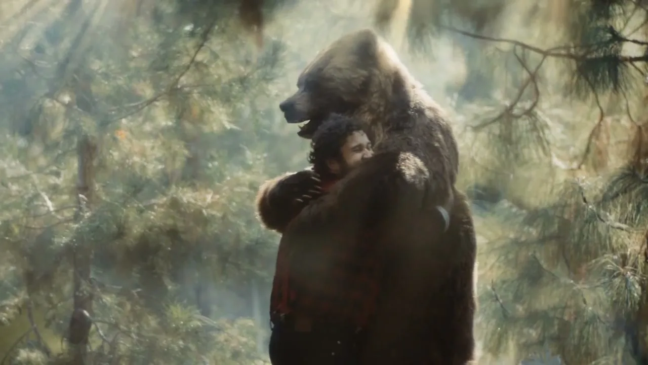 GEICO "Fast Forward, Forest" (2016) commercial still