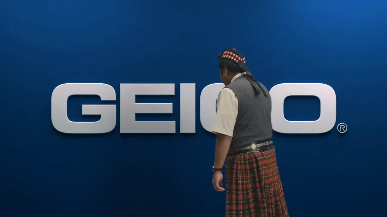 GEICO “Crushed, Bagpipes”, shot 1