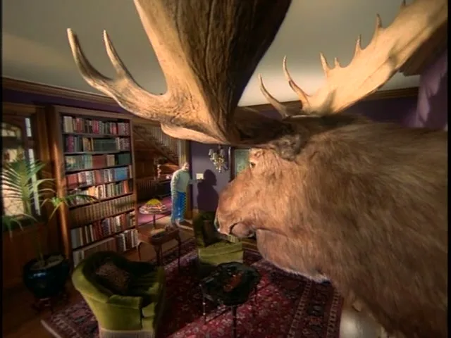 Washington State Lottery "Big Houses" (1996) commercial still