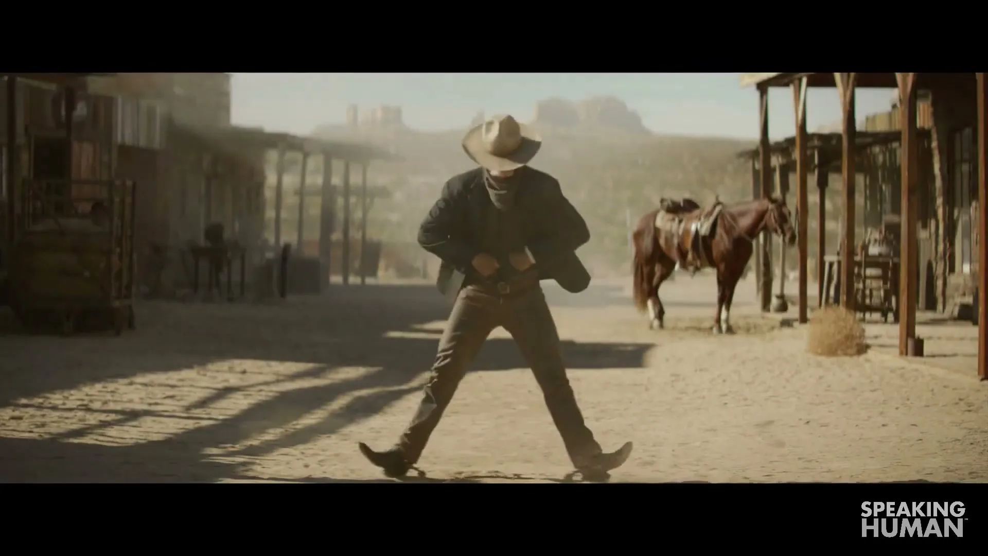 Doritos "The Cool Ranch feat. Lil Nas X and Sam Elliott" (2020) commercial still