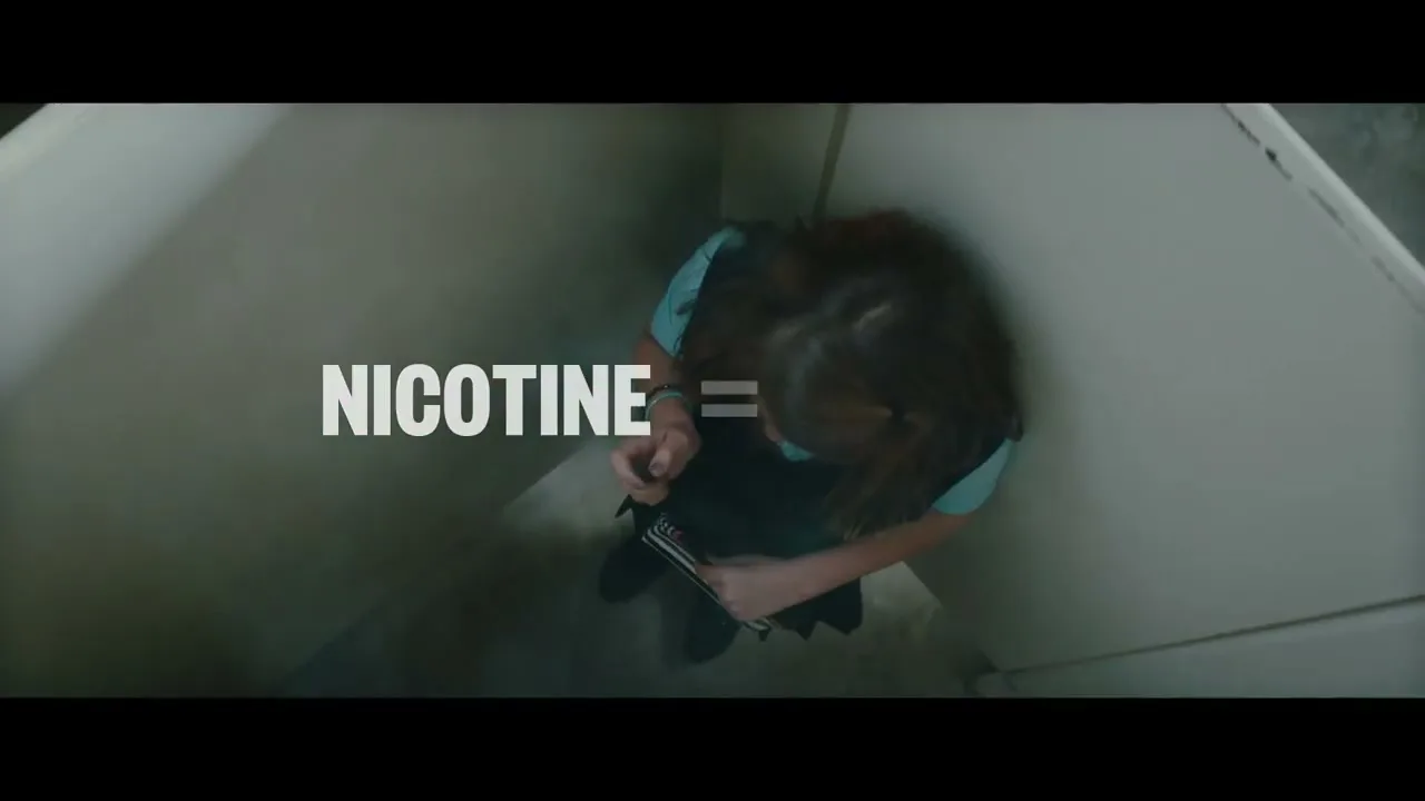 California Tobacco Control Program “Nicotine Equals” (2019), frame 6