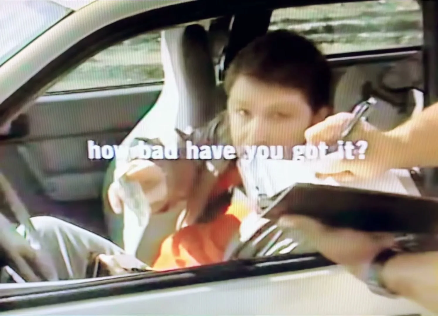 NASCAR "How Bad Have You Got It" (2002) commercial still