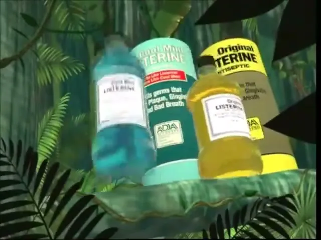 Listerine "Swinging Bottle" (1994) commercial still