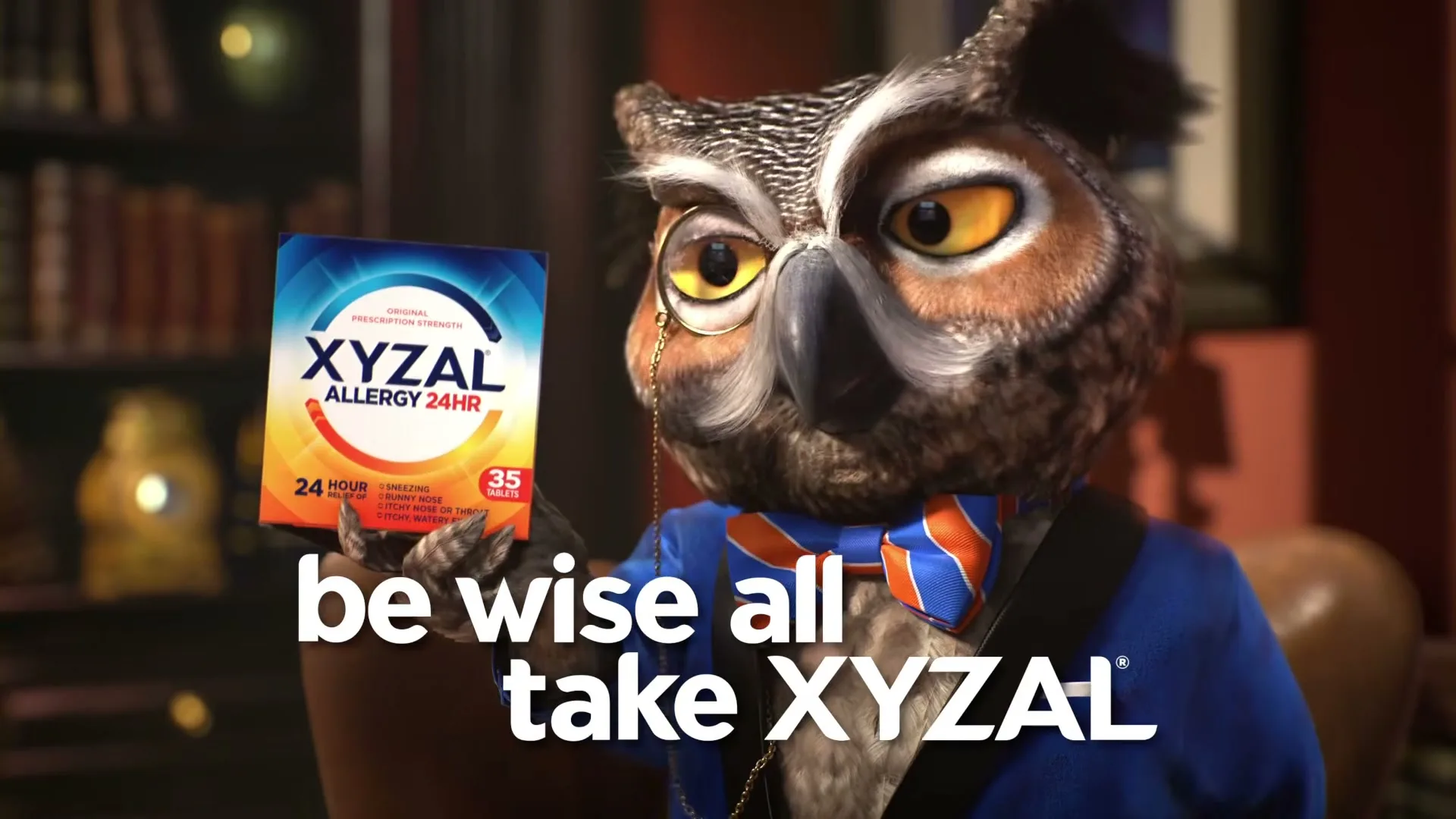 Xyzal “Be Wise All, Take Xyzal at Night” (2023), frame 5
