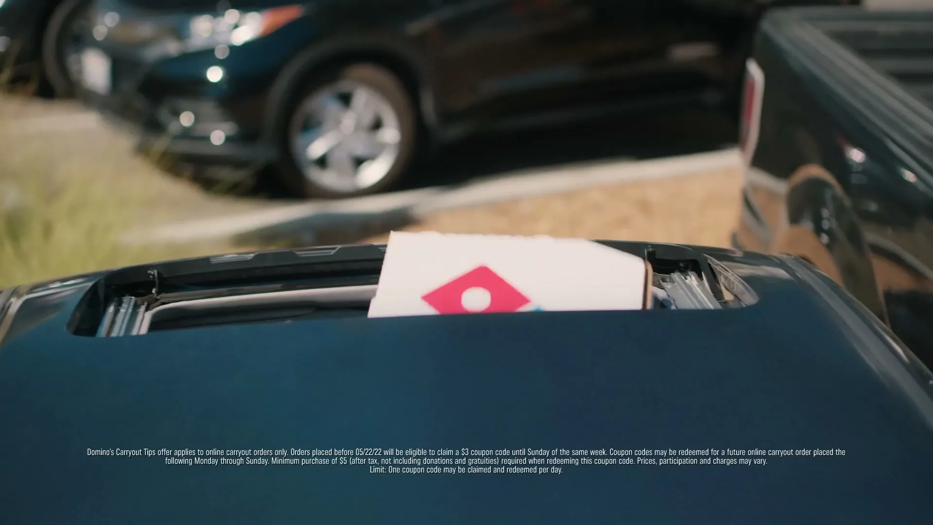 Domino’s “Carryout Tips” (2023), frame 5