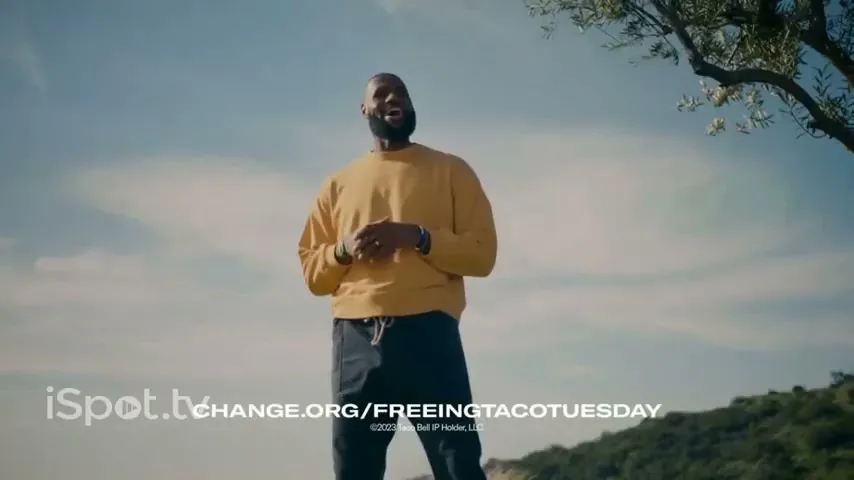 Taco Bell "Taco Bell x LeBron James: Freeing Taco T***day" (2024) commercial still