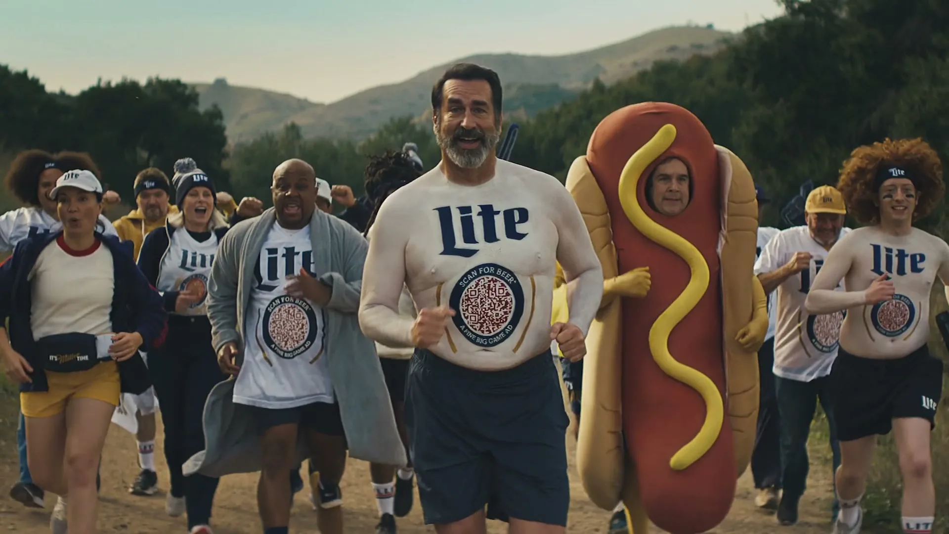 Miller Lite "Running of the Beer Ads" (2025) commercial still