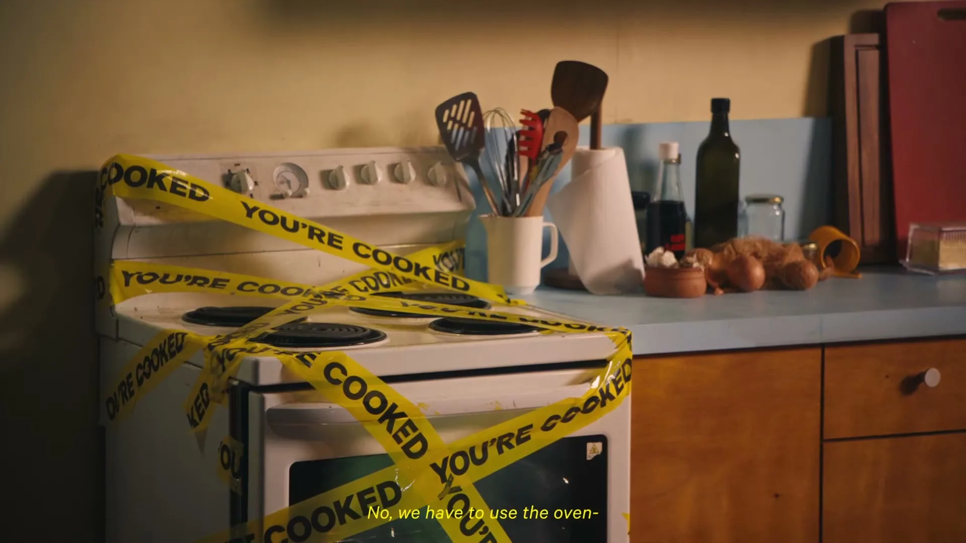 Fire and Emergency New Zealand “You’re Cooked” (2024), frame 2