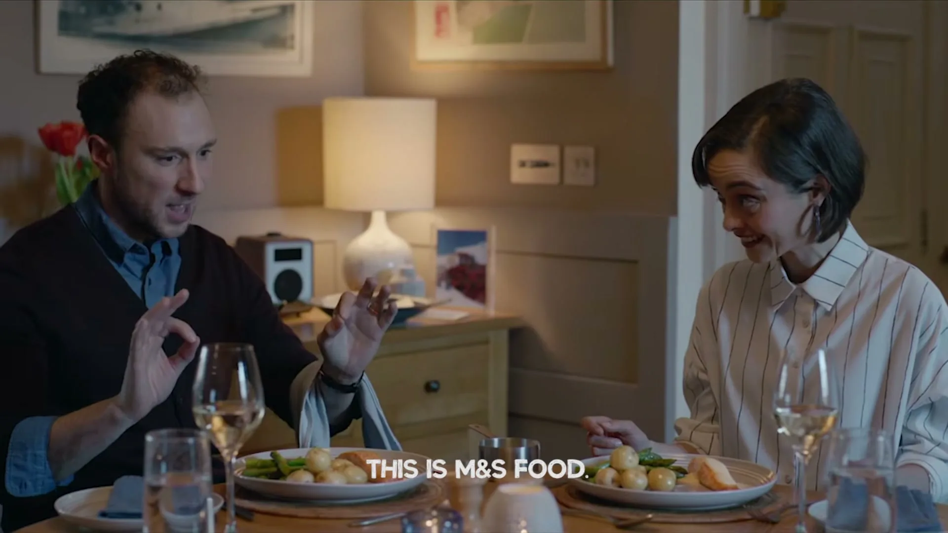 Marks & Spencer "This is not just food, this is M&S food" (2006) commercial still