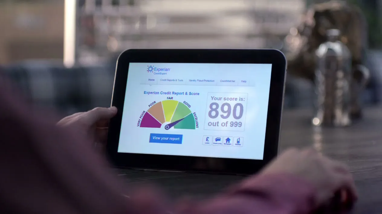 Experian "Forgotten Numbers" (2016) commercial still