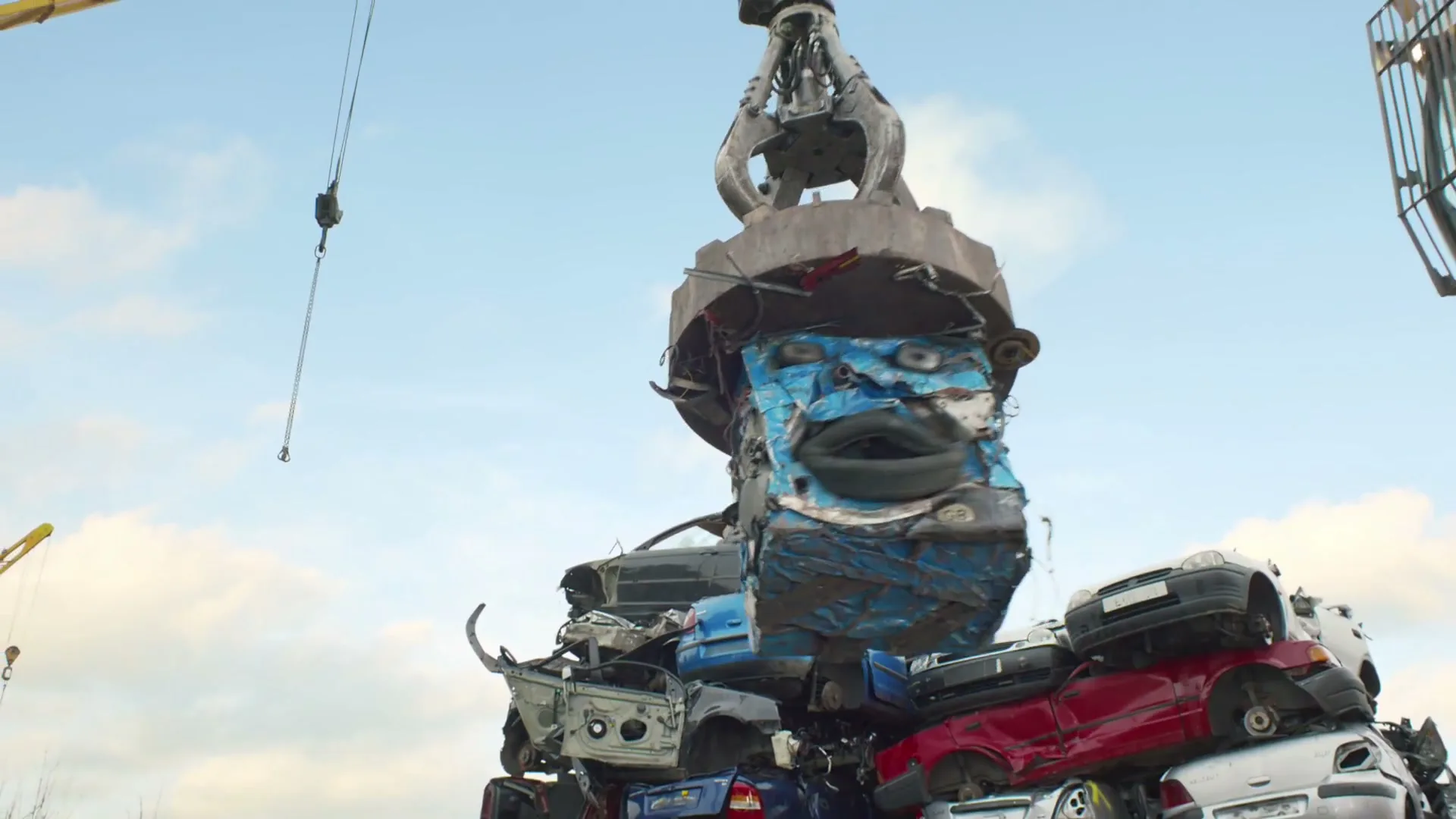 Churchill Insurance "Churchill - Crushed Car" (2016) commercial still