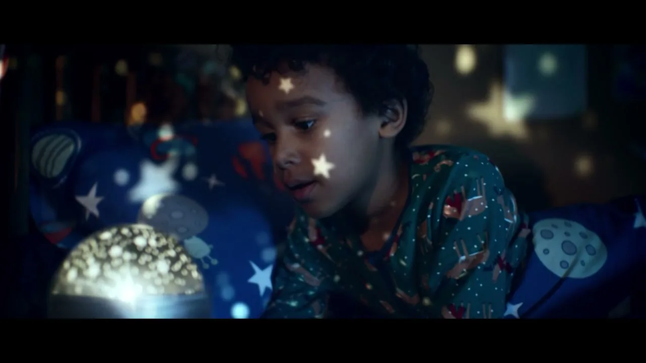 John Lewis "Moz the Monster" (2017) commercial still