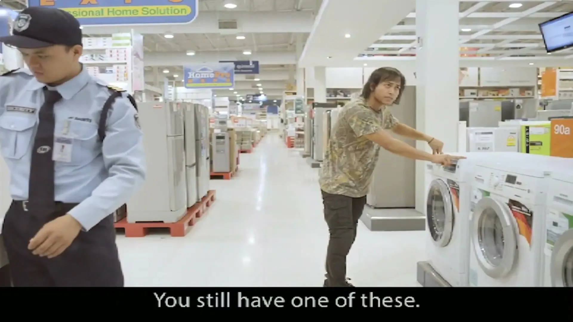 HomePro "Chase" (2013) commercial still