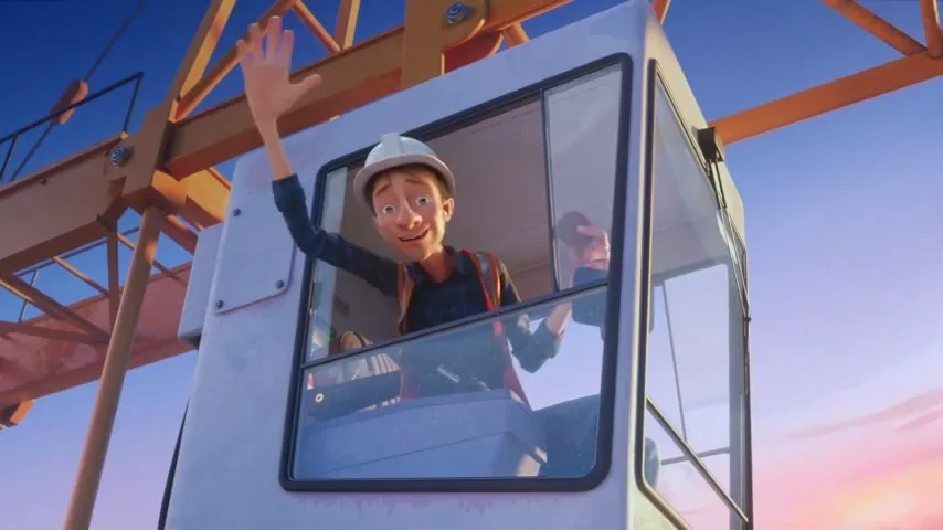McVities "McVitie's - Crane" (2018) commercial still