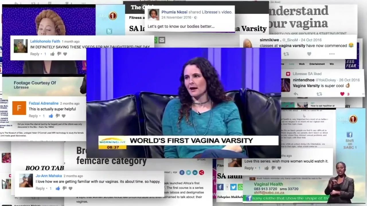 Libresse Panty Liners "Libresse - Vagina Varsity" (2018) commercial still