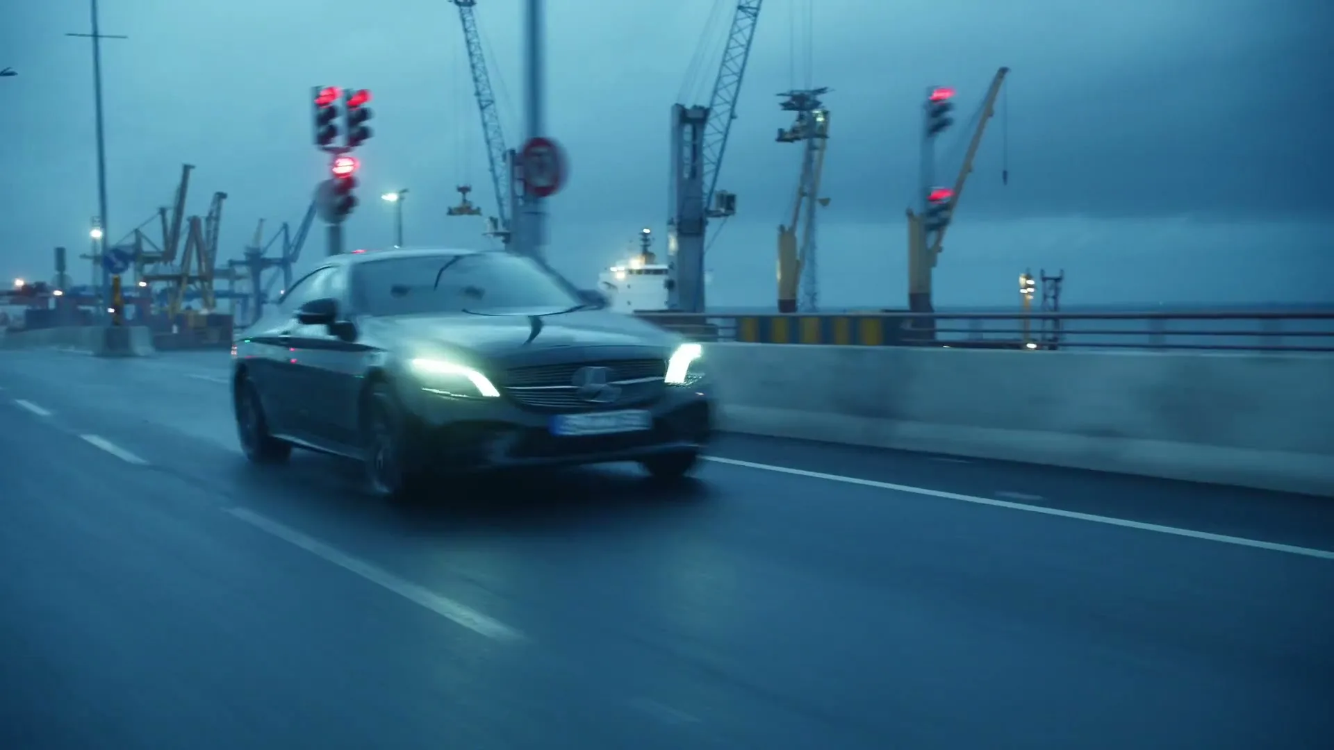Mercedes-Benz "Mercedes-Benz C-Class – Never Stop Improving feat. Roger Federer" (2018) commercial still