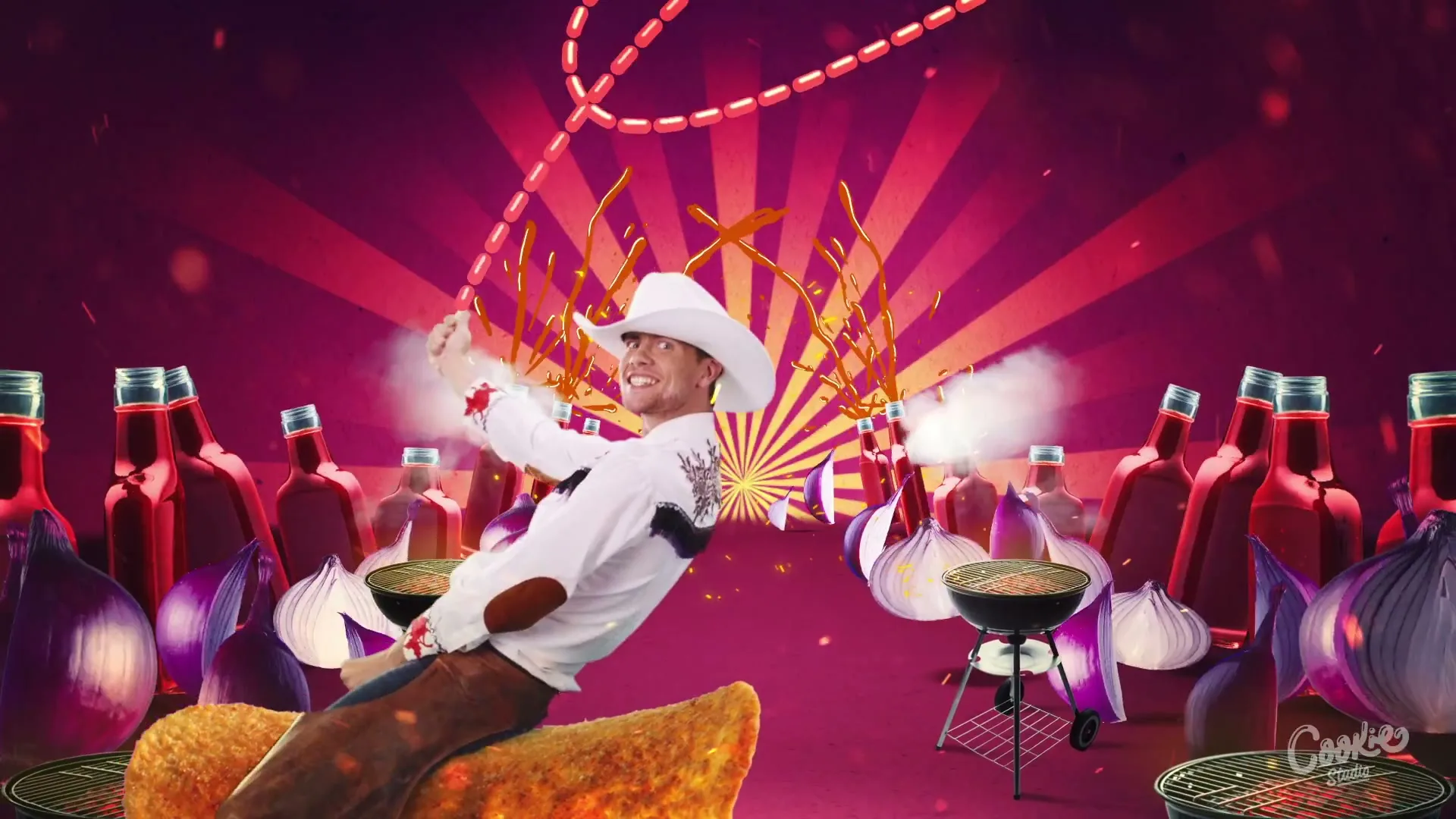 Pringles "Texas BBQ" (2018) commercial still