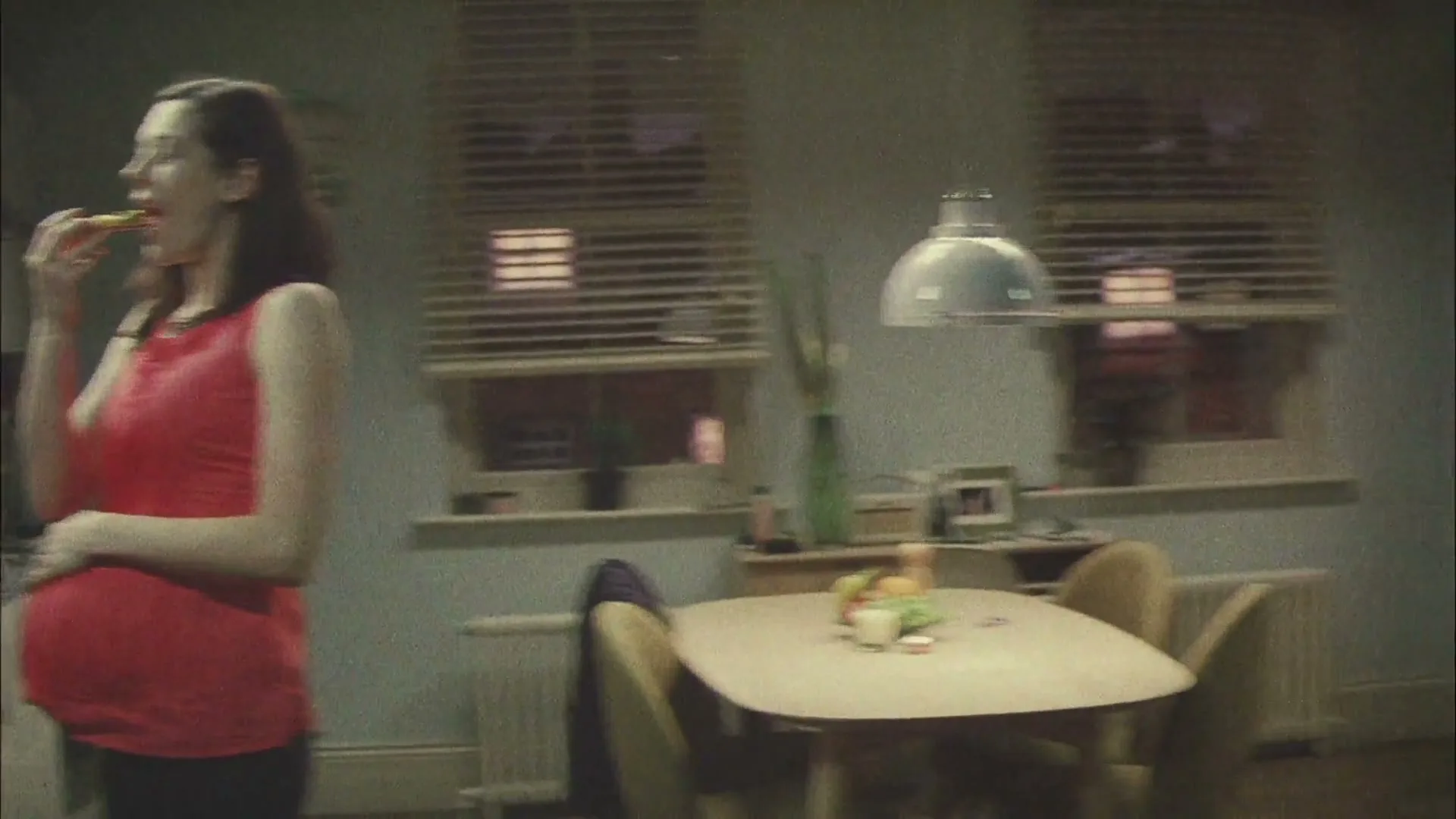 A montage of a woman's life, from a young student to a pregnant woman, a mother, and an older woman, showing different stages and roles.