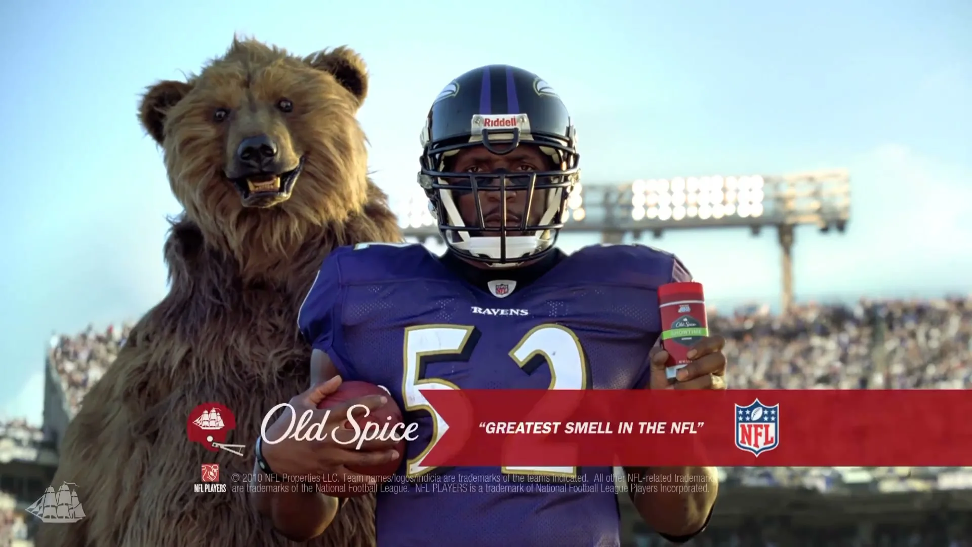 Old Spice “Old Spice NFL” (2011), frame 2