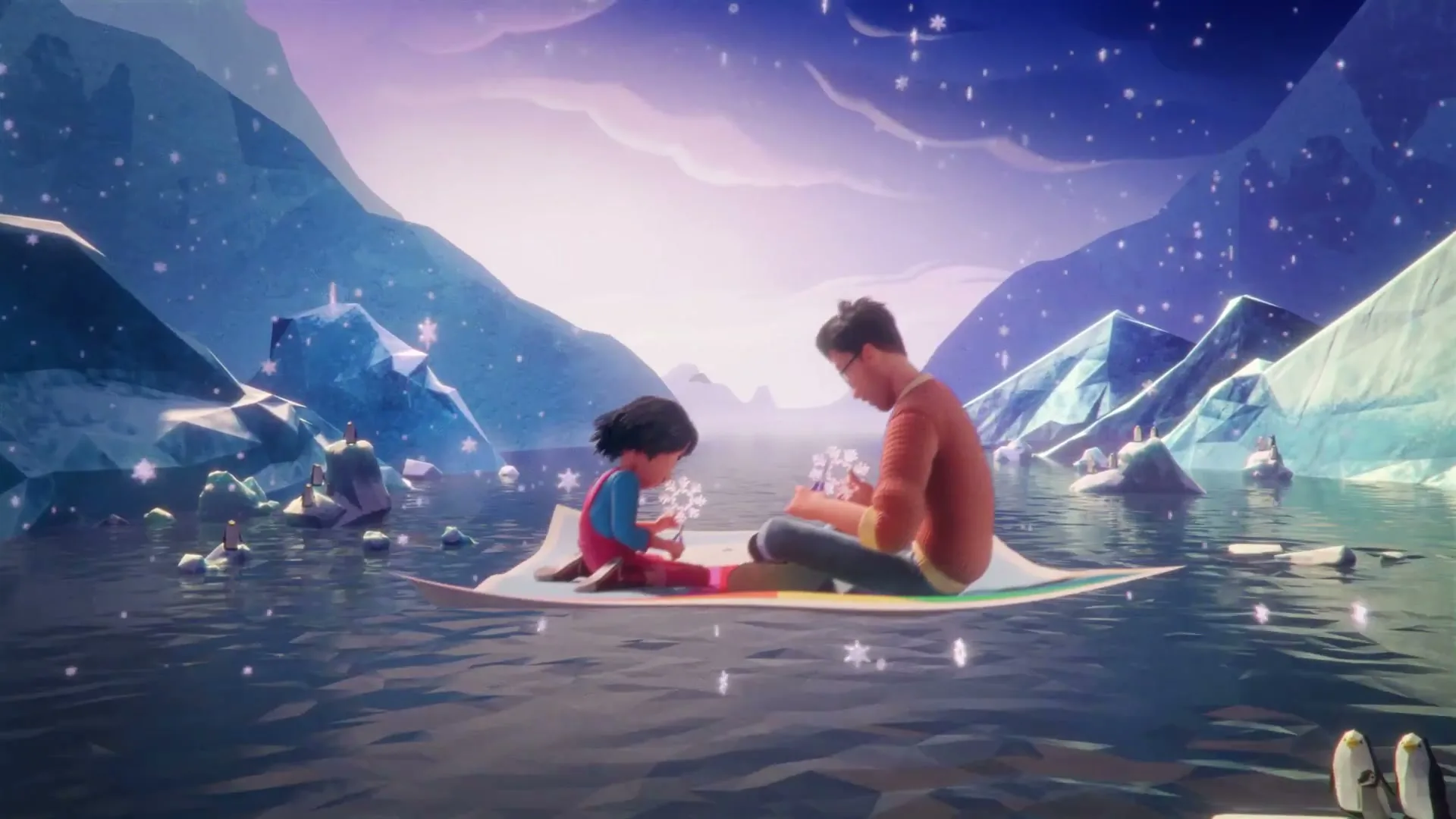 HP "Magic Carpet Ride of Learning" (2020) commercial still