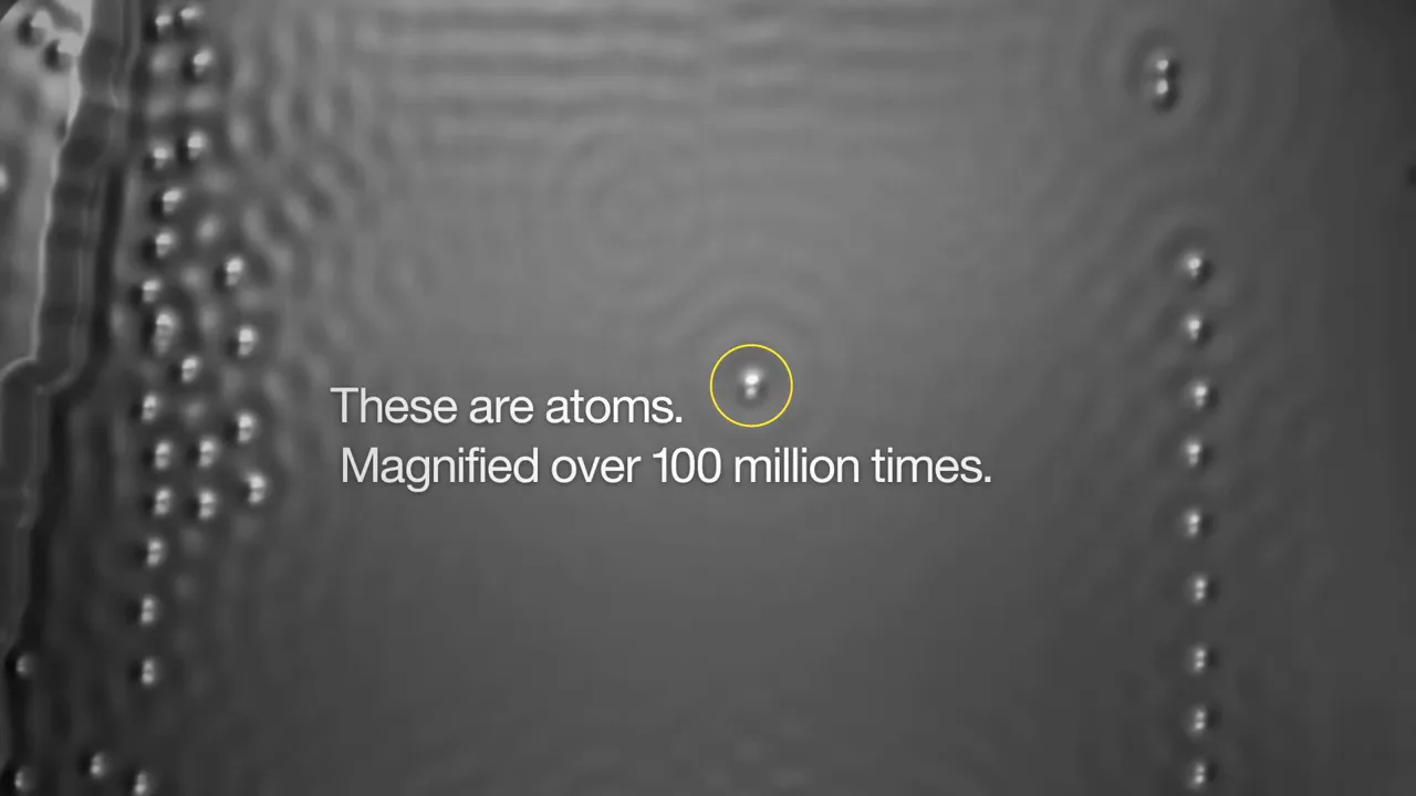 IBM “A Boy and His Atom”, shot 1