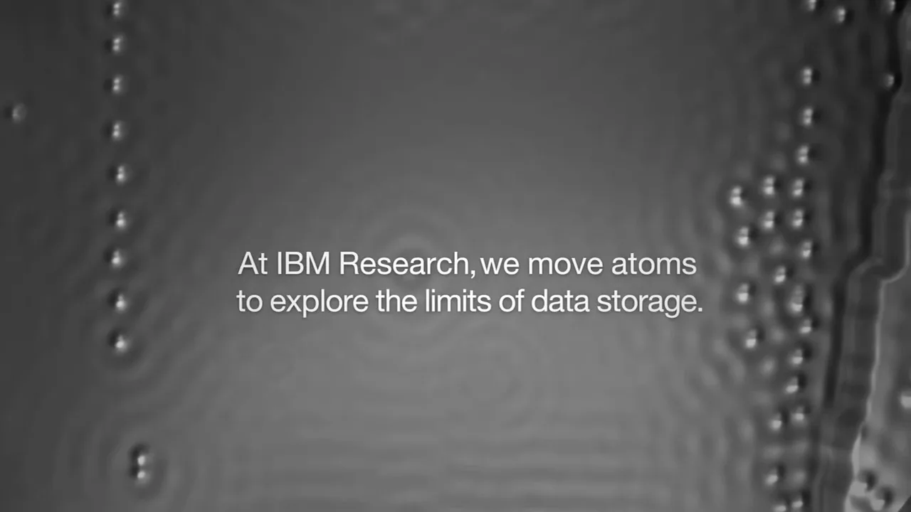 IBM “A Boy and His Atom”, shot 1