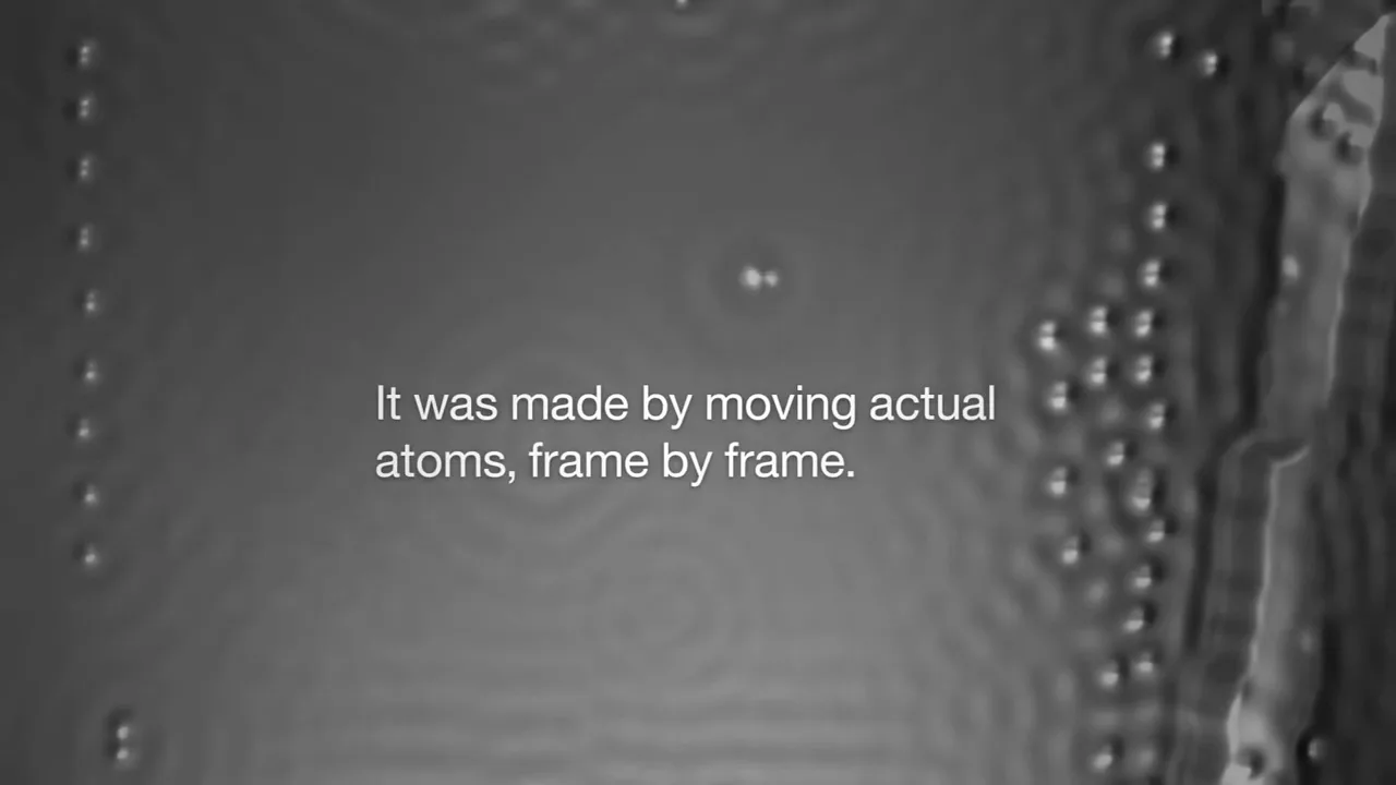 IBM “A Boy and His Atom”, shot 1